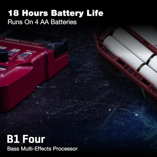 Miniatura 4 de Zoom B1 Four - Pedal procesador de multiefectos para bajo, con más de 60 efectos incorporados, modelado de amplificador, looper, sección rítmica