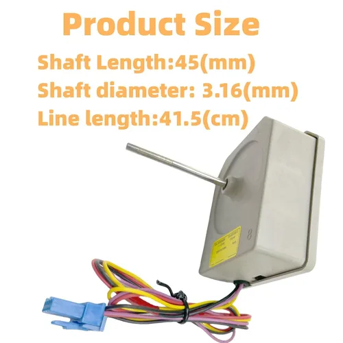 Miniatura 2 de Motor del ventilador del condensador EAU63103012 para refrigeradores LG Kenmore, reemplaza EAU63103001, PS12750395, AP6978854, DC 12.0V 0.51A