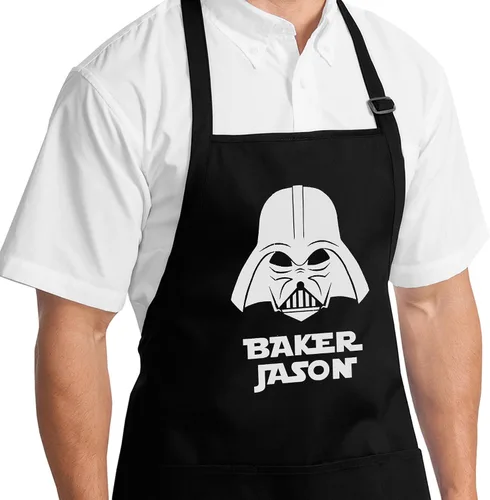 Delantal personalizado para hombres, regalos de Star Wars, delantal de chef, regalo de parrilla para él, aniversario, Navidad, regalo del día del
