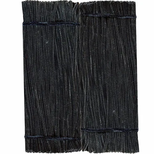 Miniatura 6 de Limpiadores de pipas negros con ojos ondulantes (paquete de 300) tallos de felpilla para decoración de manualidades y manualidades creativas