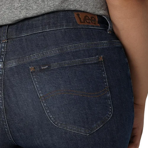 Miniatura 5 de Lee Jean boyfriend de tiro medio para mujer de talla grande