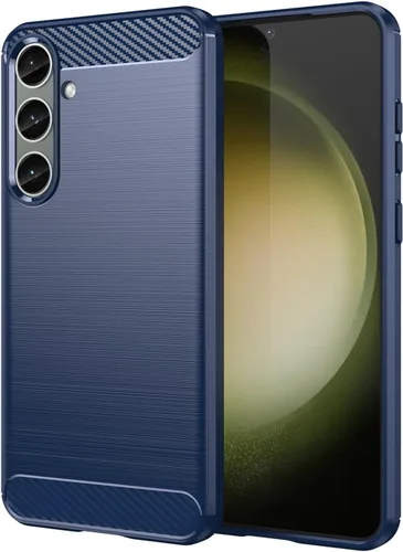 Miniatura 25 de Funda EUAGVQY para Samsung A70 Galaxy A70, Funda de Fibra de Carbono de TPU Blanda Antideslizante Duradera y Ligera, Funda Protectora para Samsung