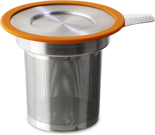 Miniatura 3 de Infusor de té extrafino para jarro con tapa Forlife, Blanco