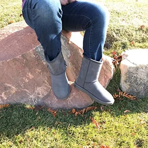 Miniatura 2 de DKSUKO - Botas de nieve clásicas impermeables para mujer