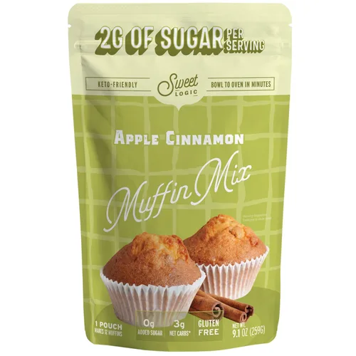 Miniatura 11 de Sweet Logic Mezcla Keto para hornear, pastel de zanahoria, sin gluten, sin lácteos, apta para diabéticos, alta proteína, alulosa, stevia, baja