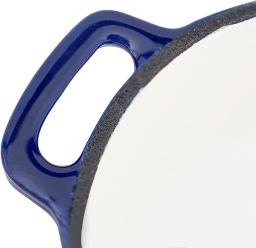 Miniatura 7 de Flavehc Mini Cocotte - Mini Horno Holandés de 16 oz, 0.5 qt. Asador de Ajo de Hierro Fundido para Horno, Olla para Ajo Confitado, Moldes con Tapas
