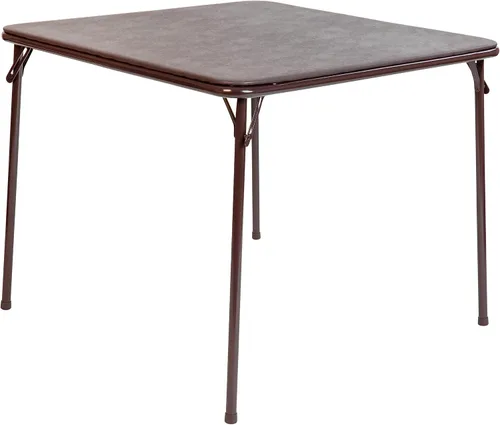 Miniatura 16 de Flash Furniture - Juego de mesa y sillas plegables negras de 5 piezas para jugar cartas Negro
