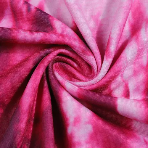 Miniatura 4 de SFHFY Camiseta de manga corta blanqueada para el día de San Valentín para mujer, diseño de corazón teñido anudado