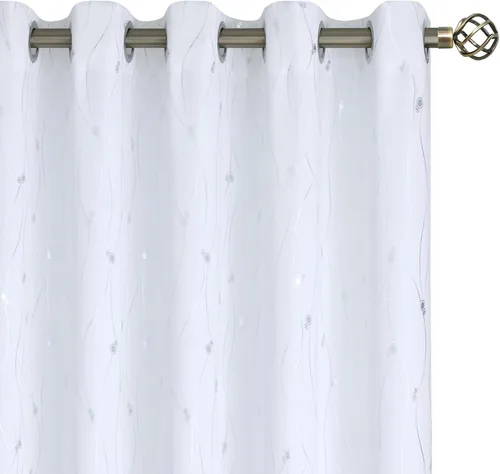 Miniatura 20 de BGment Cortinas cortas de oscurecimiento de habitación de 45 pulgadas de largo para ventanas pequeñas, cortinas con aislamiento térmico con ojales