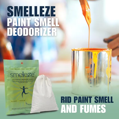 Miniatura 2 de SMELLEZE Bolsa desodorante eliminadora de olores de pintura, absorbente de olores de pintura reutilizable para el hogar, deshazte del olor a pintura