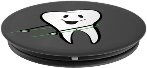 Miniatura 4 de Hilo Dental Dientes – Dancing Hilo Dental Dientes regalo – popsockets agarre y soporte para teléfonos y tabletas, Negro