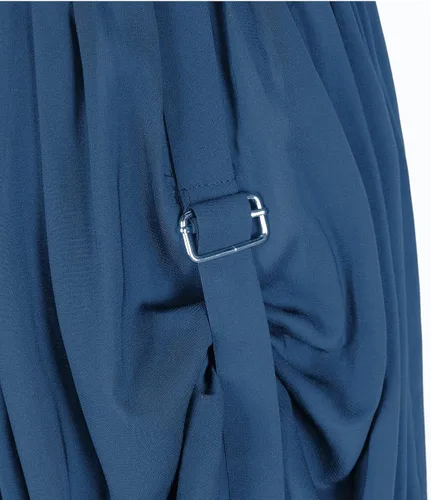 Miniatura 6 de Vestido midi de cintura elástica vintage para mujer