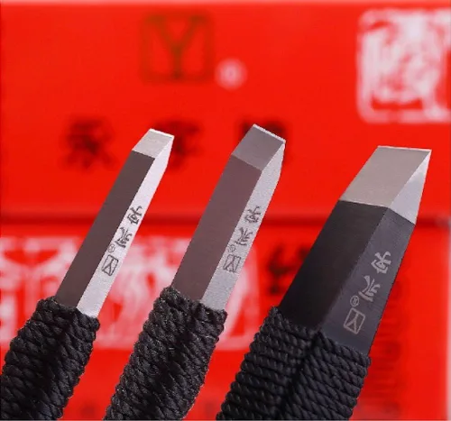 Miniatura 3 de Easyou Yongzhi chino sello cinceles tallado cuchillo herramientas 3pcs/set