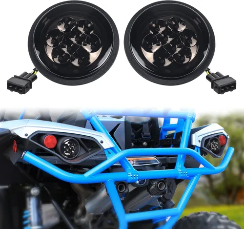 Par de luces traseras LED compatibles con Can Am Outlander, luces traseras ahumadas de freno compatibles con Can-Am Outlander Renegade Commander