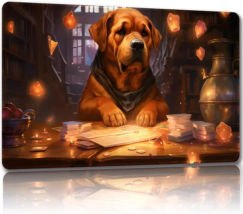 Miniatura 27 de Tapete de juego para MTG con bolsas de almacenamiento gratis, tapete de juego de 24 x 14 pulgadas TCG y alfombrillas de juego de mesa para cartas