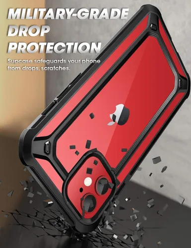 Miniatura 3 de SupCase Unicorn Beetle EXO Series Funda para iPhone 12 / iPhone 12 Pro (versión 2020) 6.1 pulgadas, funda protectora híbrida transparente premium