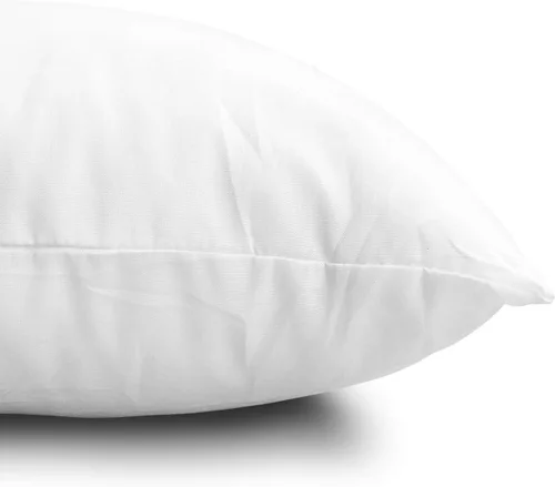 Miniatura 3 de EDOW Juego de 2 almohadas ligeras de poliéster alternativo al plumón, cojín de sofá, relleno de funda, lavable a máquina (blanco, 12 x 20 pulgadas)