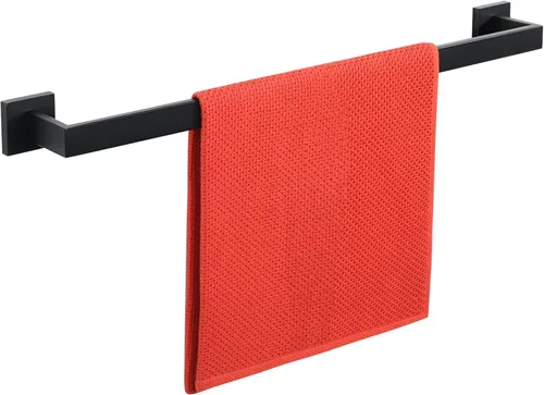 Miniatura 15 de Alise Toallero negro, toallero de 16 pulgadas para baño, toallero de acero inoxidable SUS304 montado en la pared, colgador de toallas resistente