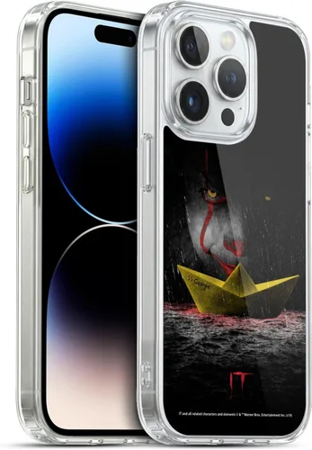 Miniatura 75 de Head Case Designs Funda de gel suave con licencia oficial de la película de TI Pennywise 2 Graphics compatible con Apple iPhone 15 Pro