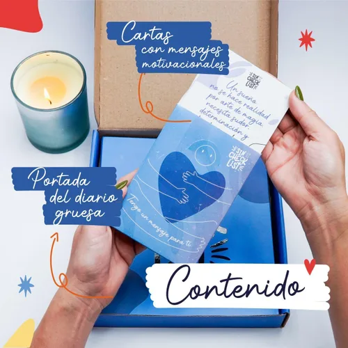 Miniatura 3 de Explorando el viaje interior con El diario del empoderamiento personal incluye mapa de sueños, hoja con stickers, y 23 tarjetas con frases