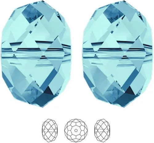 Miniatura 38 de 50 cuentas de cristal Adabele austriaco de 0.394 pulgadas facetadas sueltas Rondelle Siam rojo espaciador compatible con cristales de Swarovski 5040