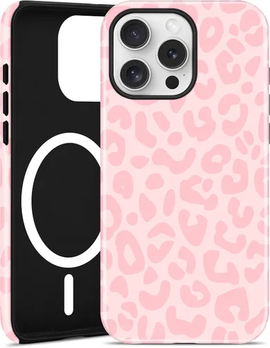 Miniatura 52 de Jusy Compatible con MagSafe Brown Tortoise Shell Print Phone Case para iPhone 7/8/SE, funda protectora magnética de lujo de TPU suave