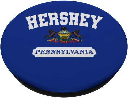 Miniatura 2 de Hershey Pennsylvania PA State Vintage Athletic Souvenir PopSockets PopGrip intercambiables