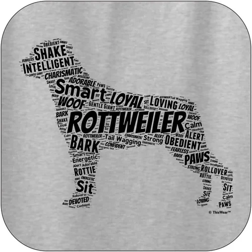 Miniatura 5 de ThisWear Rottweiler Word Art - Sudadera con capucha para perro y cachorro