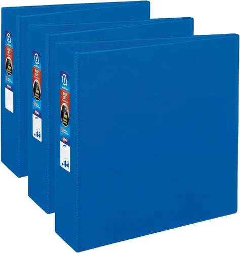 Miniatura 2 de Carpeta dura Avery con anilla de bloqueo EZD con sistema one touch, Azul 3