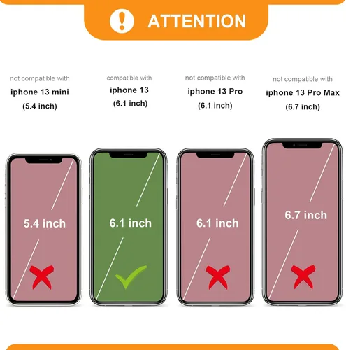 Miniatura 2 de Bocasal Funda tipo cartera con bandolera para iPhone 13, de cuero PU con bloqueo RFID, con cierre de cremallera, cartera tipo bolso con función Gris
