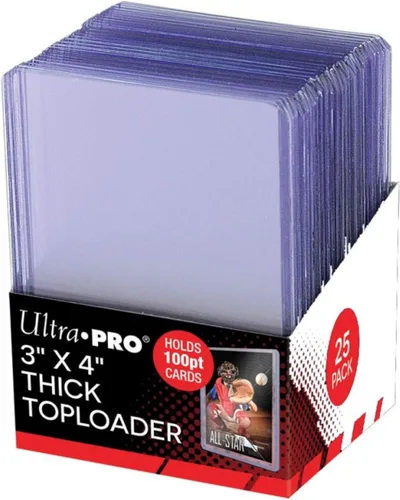 Ultra Pro Toploader 100PT súper grueso de 3" X 4" 25ct