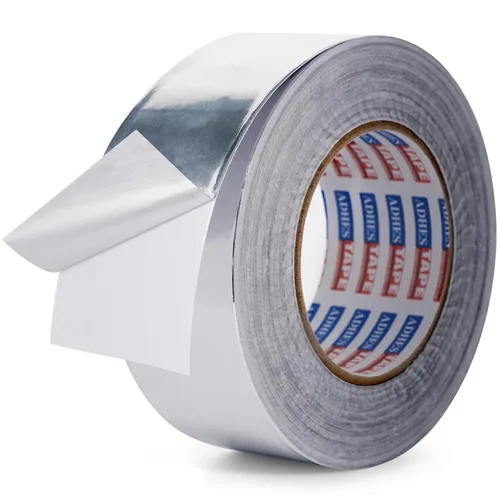 Cinta de aluminio de grado premium ADHES, 2 pulgadas x 210 pies (70 yardas), cinta resistente al calor de 80°C a 100°C, cinta adhesiva para
