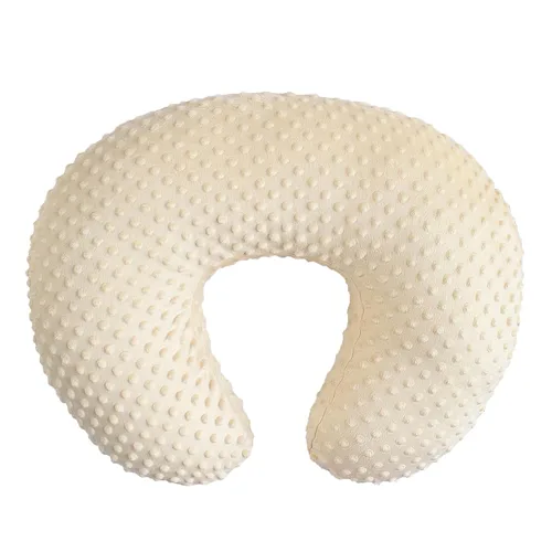OWLOWLA Funda de almohada de lactancia, funda de almohada de lactancia para bebé niño y niña (crema)