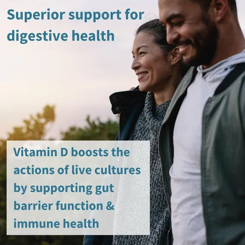 Miniatura 7 de Vitamina D3 diaria + cultivos vivos+ paquete de probióticos Lab4, 365 tabletas de vitamina D3 de 2000iu + 25 mil millones de UFC Lactobacillus
