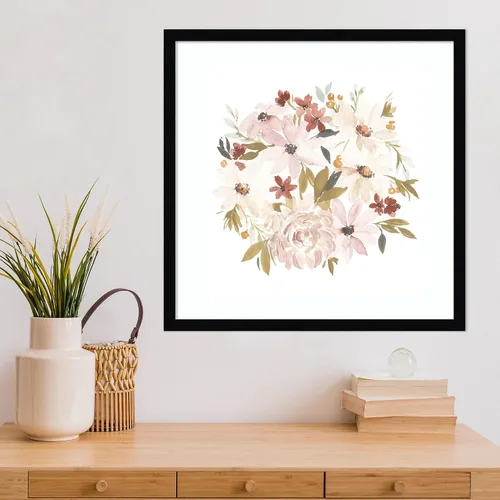 Miniatura 5 de Amanti Art Impresión artística enmarcada para pared (21 x 21) Arreglo rosa I de Amanda Cook, póster enmarcado para decoración de pared, sala