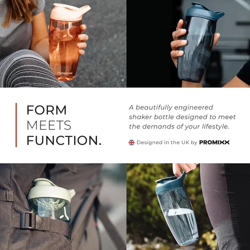 Miniatura 3 de Promixx Pursuit - Botella mezcladora de proteínas, botella deportiva prémium para mezclas de proteínas y batidos de suplementos, vaso mezclador