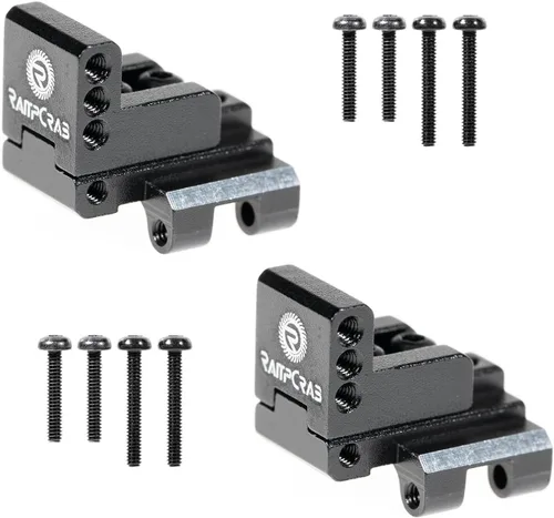 Miniatura 11 de Montaje de eslabones superiores del braguero del eje trasero para coche SCX24 AX24 RC, ajuste de múltiples posiciones, pieza de actualización