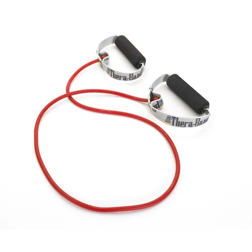 Miniatura 11 de THERABAND Tubos de Resistencia, Tubería Elástica de Látex Profesional con Mangos Suaves, Ejercicio, Terapia Física, Pilates Inferior, Entrenamientos