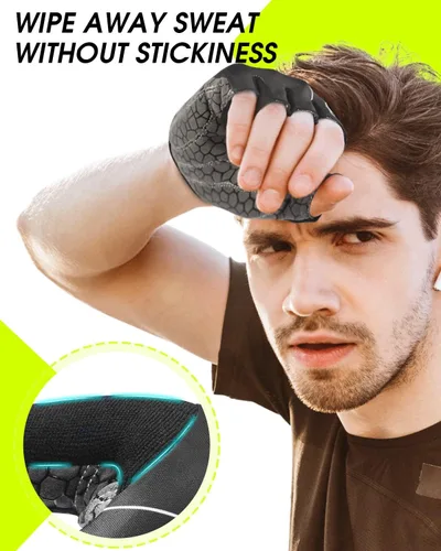Miniatura 5 de Tanluhu Guantes de Ciclismo - Guantes de Bicicleta de Montaña de Medio Dedo para Carretera, Transpirables, Absorben Impactos, para Hombres y Mujeres
