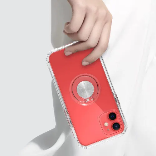 Miniatura 7 de Funda protectora resistente de cuerpo completo de 360° con protector de pantalla y soporte de anillo para iPhone 12 Pro Max (6.7 pulgadas)