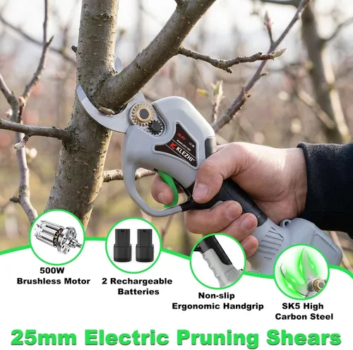 Miniatura 6 de Electric Pruning Shears 1inch Cutting Diameter, 16.8V Professional Cordless Battery Powered Tree Branch Pruner with 2000mAh Batteries for Branch