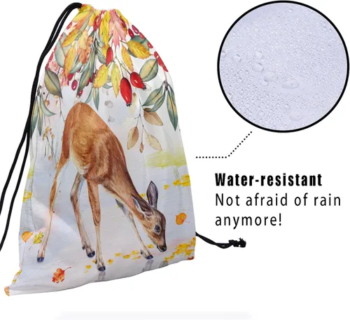 Miniatura 151 de Bolsa de agarre de gimnasia de piel de animal, bolsa de gimnasia con cordón ajustable, bolsa de cuerda para fauna silvestre, Mariposas Galaxy