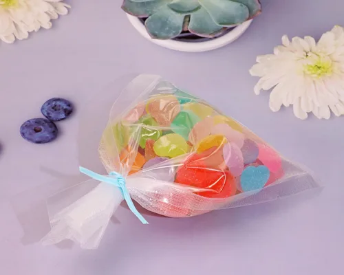 Miniatura 3 de ONLYKXY 80 lazos de plástico para plantas, reutilizables, para pan, tartas, lazos para dulces, bolsas de 4 pulgadas (azul)