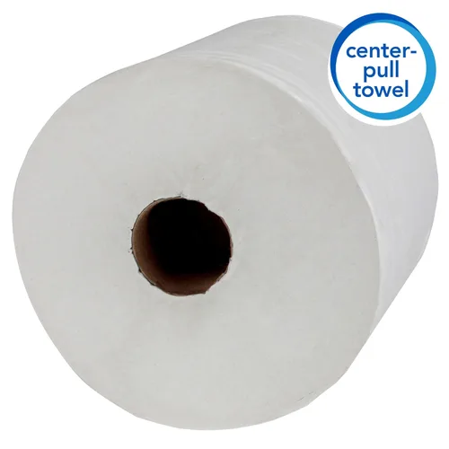 Miniatura 4 de Scott Professional Essential - Toallas de papel de extracción central, a granel (01032), bolsillos de absorción de secado rápido, blanco, perforadas