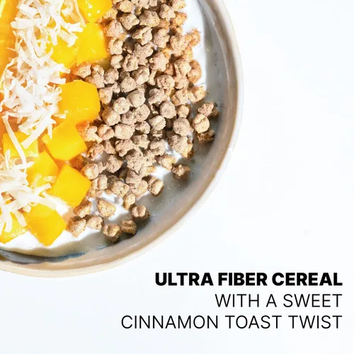 Miniatura 5 de Poop Like A Champion Cereal alto en fibra – Sabor tostada de canela Apto para dieta cetogénica baja en carbohidratos sin gluten y saludable