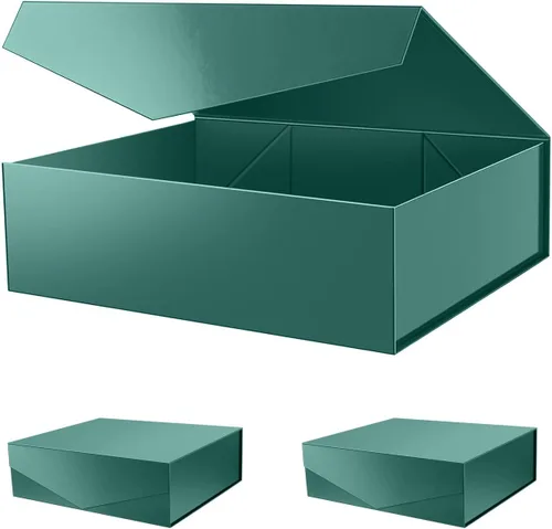 Miniatura 9 de PACKHOME 17 x 14.5 x 5.5 pulgadas, 3 cajas de regalo extra grandes con tapas, cajas de cierre magnético para ropa y regalos grandes