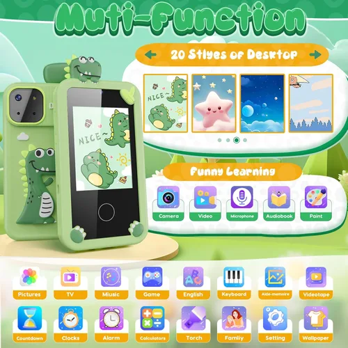Miniatura 2 de Juguetes de teléfono inteligente para niños, juguetes de regalo de dinosaurios para niños de 3 a 9 años, regalos de Navidad, cumpleaños, mini
