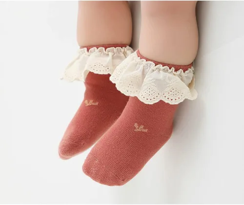 Miniatura 3 de Calcetines y calcetines de tobillo para niñas recién nacidas