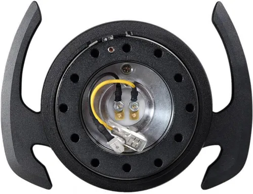 Miniatura 3 de NRG Innovations NRG-SRK-700BK GEN 4.0 Kit de liberación rápida para adaptador de volante, cuerpo negro/anillo negro con manijas y patrones de pernos