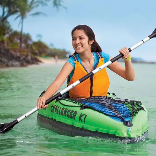 Miniatura 4 de Intex Challenger K1 Kayak deportivo inflable para 1 persona, con remos y bomba